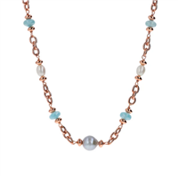 Necklace Bronzallure Woman in Metal Alloy Pietre dure WSBZ02414GPRL - WSBZ02414GPRL